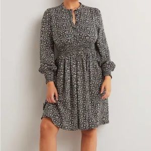 Boden Smocked Jersey Dress, size 10R. NWT